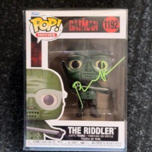 Funko Pop! The Batman the Riddler signed pop